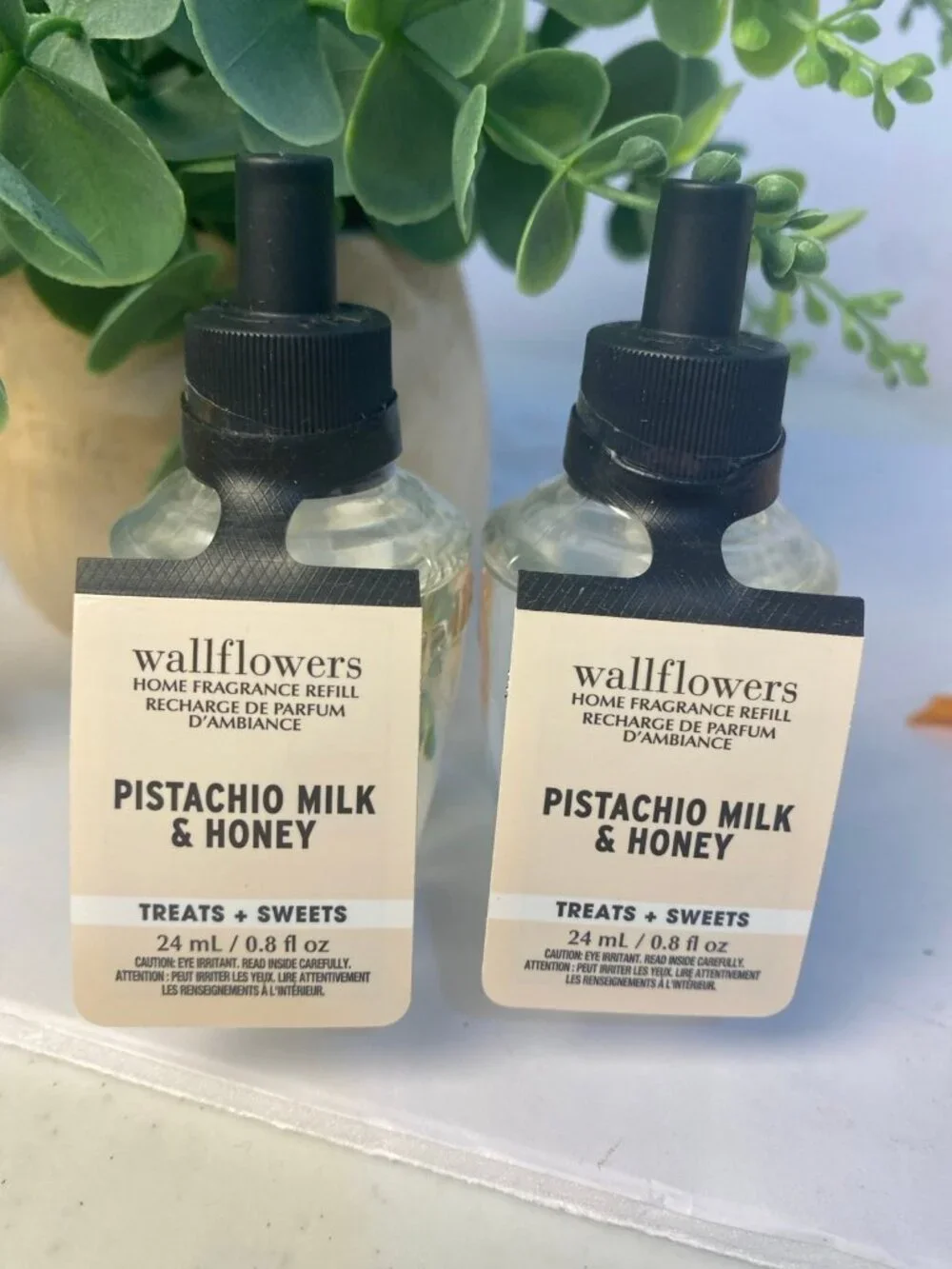 “Pistachio Milk & Honey” Bath & Body Works 2 New Wallflowers